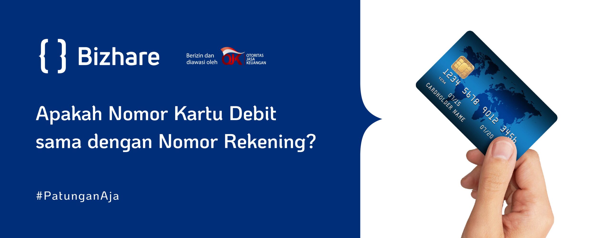 Apakah Nomor Kartu Debit Sama dengan Nomor Rekening?