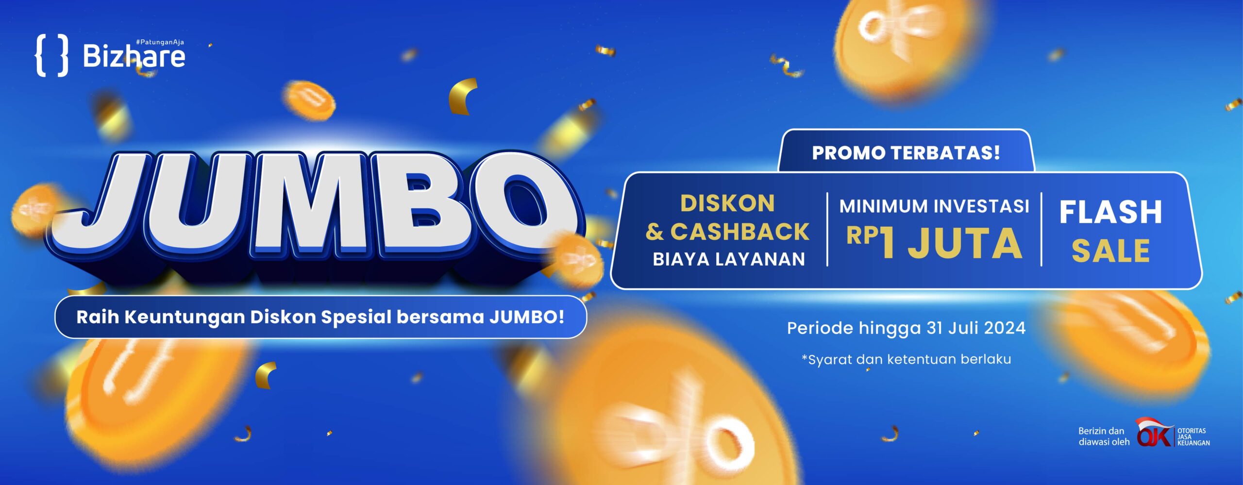 promo investasi jumbo bizhare juli 2024