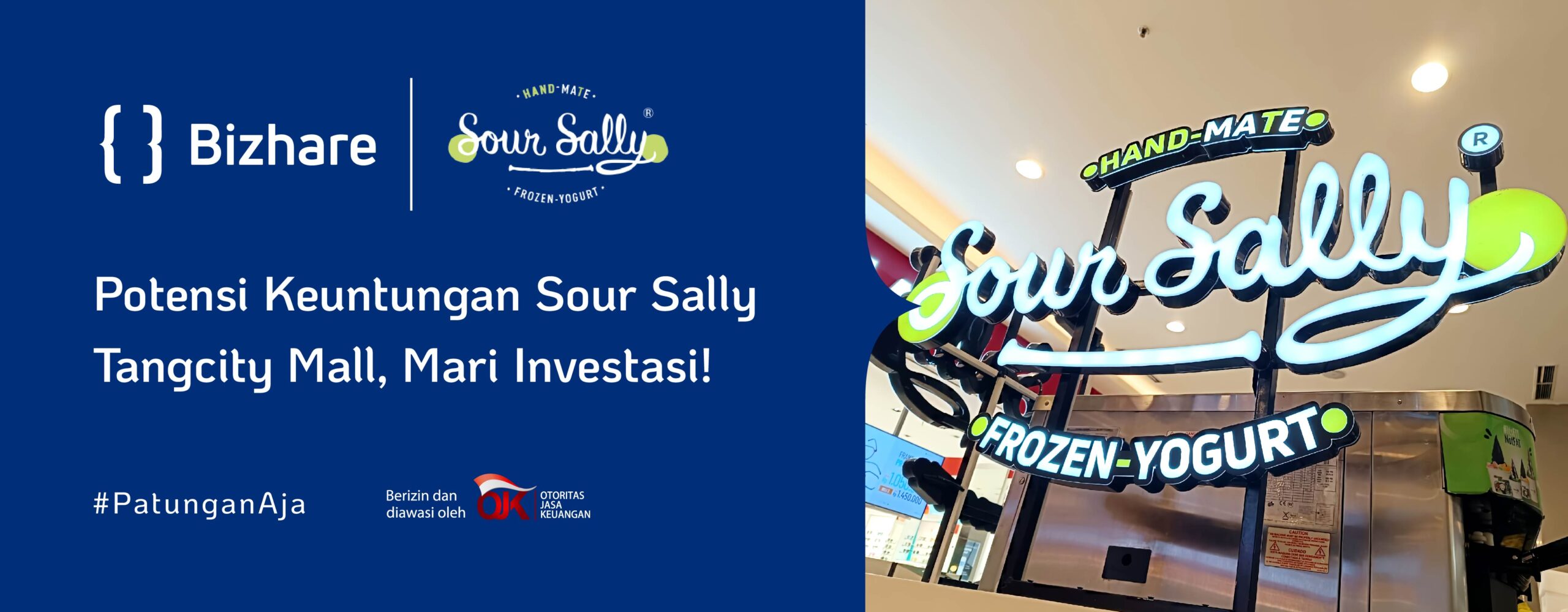 Sour Sally akan membuka pendanaan di platform securities crowdfunding Bizhare untuk take over outletnya yang berlokasi di Tangcity Mall, Cikokol, Kota Tangerang. Kabar gembiranya, Anda diundang untuk membeli saham sebanyak-banyaknya di outlet bonafit ini.